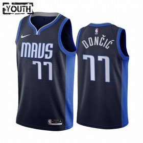 Dres Dallas Mavericks Luka Doncic 77 2020-21 Earned Edition Swingman - Dječji